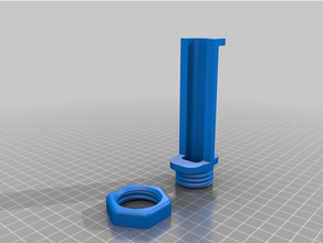filament holder bolt nut 3d print model - Mito3D
