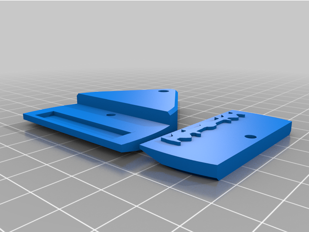 Gillette espátula 3d impressora acessórios acessório 3D print model - Mito3D