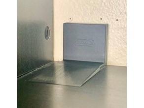 ikea kallax wall mount bracket drawer ramp openscad shelf 3d print model - Mito3D