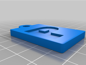 simple gift tags 3d print model - Mito3D