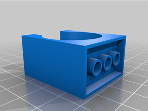 lego compatible 28byj-48 stepper motor holder 3d print model - Mito3D