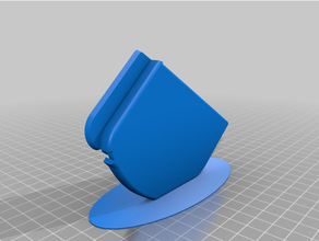 renault 19 chamade cabrio bonnet cover 3d print model - Mito3D