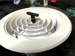 ducted heating vent repairs fan 3d print model - Mito3D