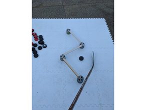 hockey stickhandling trainer puck training 3d print model - Mito3D