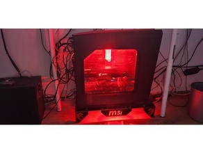 msi gestylt pc Tabelle Stand Gaming 3d print model - Mito3D