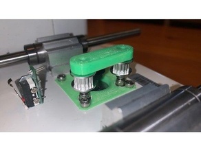 monoprice select mini axis belt guide repare 20-10-2020 repair x-axis 3d print model - Mito3D