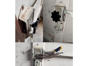 interior garage door knob repair 3d print model - Mito3D