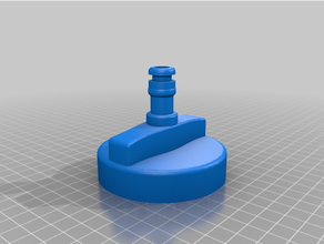 caravan water cap 3d print model - Mito3D