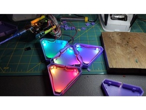 mini nanoleaf led lightshow 3d print model - Mito3D