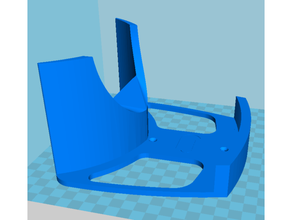 occhio ricerca hmd Wall Mount redux spaccatura vr auricolare 3d print model - Mito3D