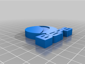 bepis keychain 3d print model - Mito3D