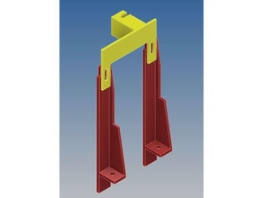 apoyo tector filamento detector guía rail 3d print model - Mito3D