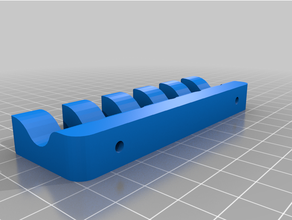 cable holder wall 3d print model - Mito3D