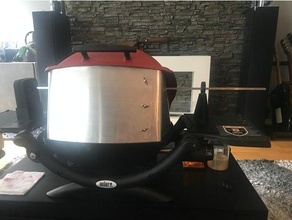 Rotisserie Inhaber weber q1200 Grizzly Spucke Grill Werkzeug 3d print model - Mito3D