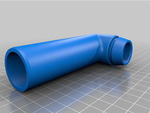 32 tubo l100 26p5 mm chuva barril orifício angular lutador água 3d print model - Mito3D