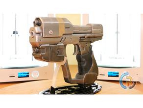 mh6 magnum gun halo 4 3d print model - Mito3D