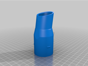 festool poussière extracteur 29 mm adaptateur 3d print model - Mito3D