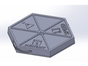 rechange hexadécimal base aéronautique imperialis 3d print model - Mito3D