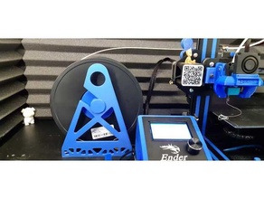 fixé bobine titulaire soutien filament monter 3d print model - Mito3D
