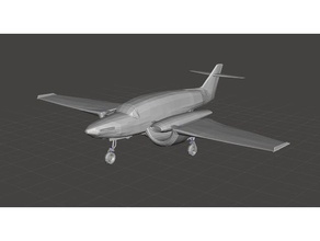 caer newvegas pequeña avión vegas jet 3d print model - Mito3D
