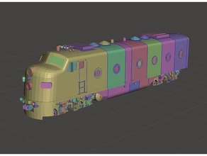 cair newvegas trem diesel vegas h0 escala locomotiva modelo trens 3d print model - Mito3D