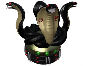 yılan taç 1 Zindanlar ejderhalar 3d print model - Mito3D