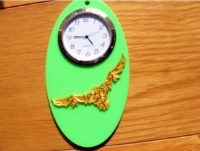 owl 2 clock 3d print model - Mito3D