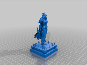 warcraft wow chess set pieces - wmv models 3d print model - Mito3D