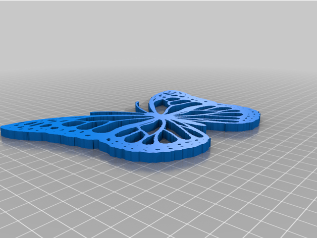 papillon 3D print model - Mito3D