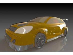 opel astra OPC automotor automovil coche vehiculo 3d print model - Mito3D