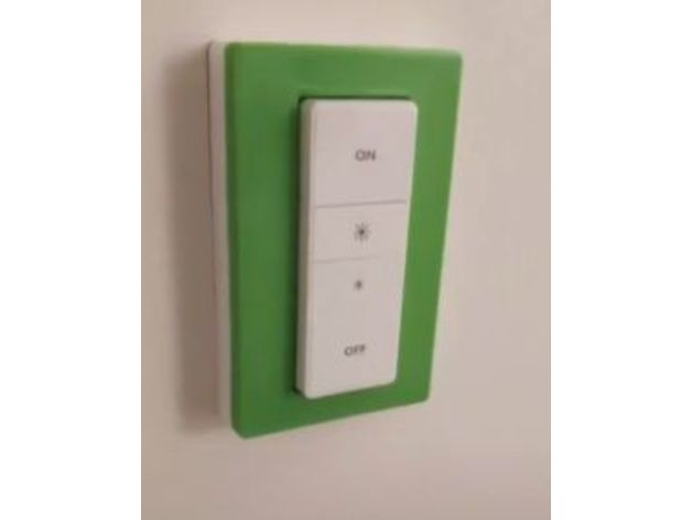 philips hue remote wall plate light switch phillips 3D print model - Mito3D