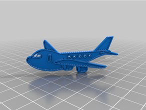 plane 25d art 3d print model - Mito3D