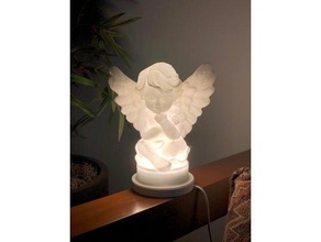 Engel Lampe LED Licht Beleuchtung 3d print model - Mito3D