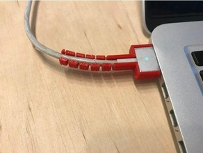 magsafe 2 cable strain relief 3d print model - Mito3D