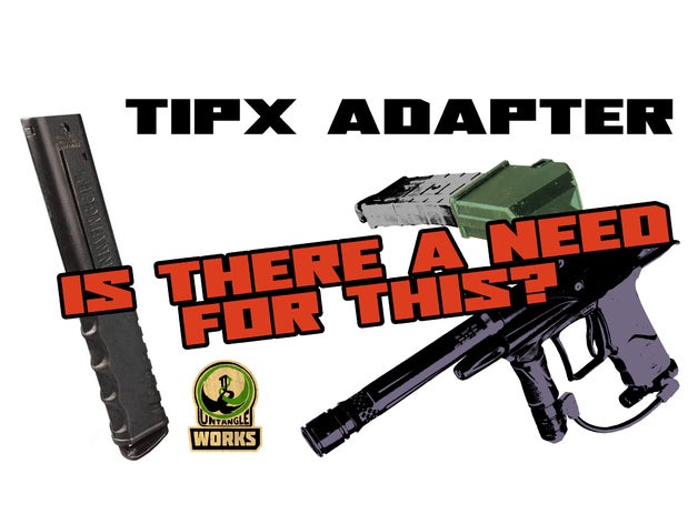 tipx magazine adapter adapter magfed magfed paintball paintball tippmann tipx tipx 3D print model - Mito3D