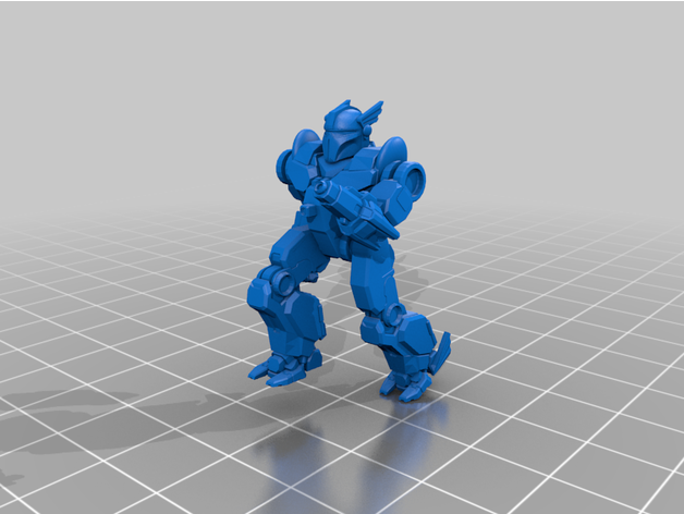 6mm mech nommé rapide grec Dieu 4s américain mecha Fighttech stompyrobots 3D print model - Mito3D