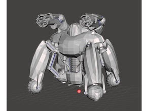 ausfallen Newvegas Sentrybot Prototyp Vegas Makerbot Digitalisierer Roboter Posten 3d print model - Mito3D