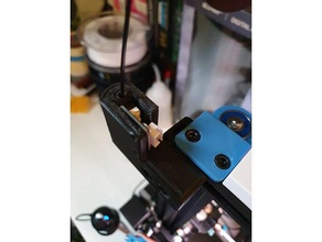 ender 3 filamento sensor soporte guía rail 3d print model - Mito3D