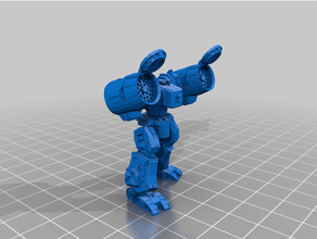 6mm mech named famous english archery weapon updated american mecha fighttech stompyrobots 3d print model - Mito3D