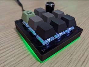 bdn9 capa teclado macro macropad mecánico almohadilla 3d print model - Mito3D