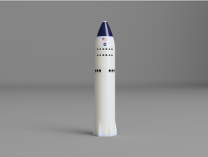 spacex lunaire vaisseau spatial Apollon Artémis atterrisseur optimisé lune nasa fusée espace super lourd 3d print model - Mito3D