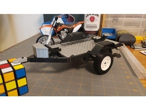 1 10 escala motocicleta remolque rc modelo 3d print model - Mito3D