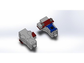 c3d doggo abl probe - small bltouch-like servo prove 3d print model - Mito3D