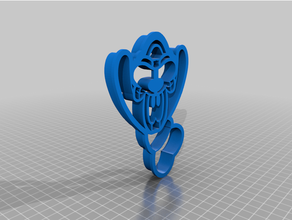 mentecato Galleta cortador 3d print model - Mito3D