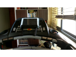 ipad holder treadmill stand 3d print model - Mito3D