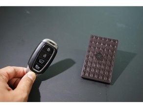 modeling card-like car key 3d print model - Mito3D