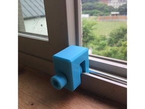 ventana bloquear anti thief niños seguridad detiene 3d print model - Mito3D