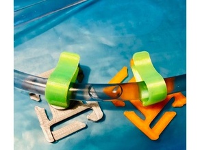 water tube clip 3d print model - Mito3D