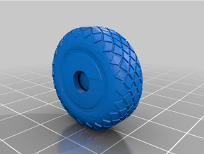 robotv caster wheel remix movie accurate johnny 5 robot-v 3d print model - Mito3D