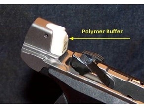 polimero buffer s w vittoria 22lr pistola fabbro Wesson 3d print model - Mito3D